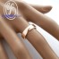 แหวนทองสีชมพู พิ้งค์โกลด์ แหวนคู่ แหวนเพชร แหวนแต่งงาน แหวนหมั้น-RC3088DPG-18K